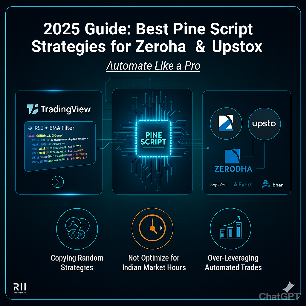 2025 Guide Best Pine Script Strategies for Zerodha & Upstox (Automate Like a Pro)